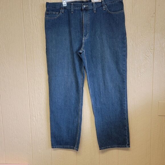 Carhartt Relaxed Fit Mens Jeans 44x32 Holter Jean Straight Leg Blue - Picture 1 of 7